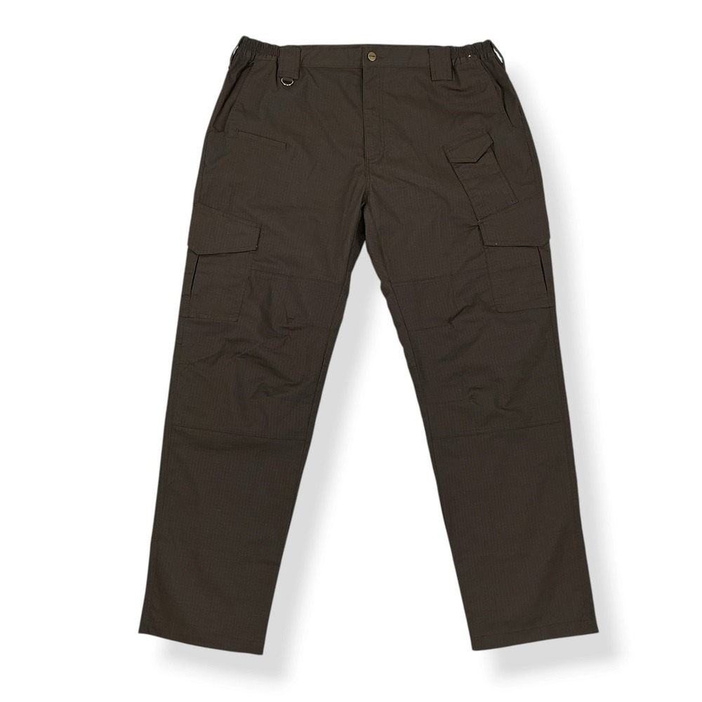 CQR Pants Men 42x34 (ACTUAL 42x33.5) Brown Cargo Ripstop Utility Tactical